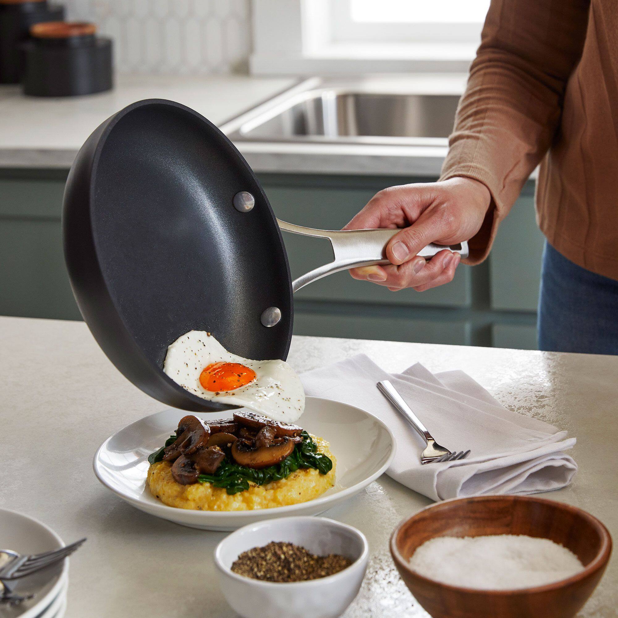 Calphalon Premier Hard Anodized Nonstick Aluminum Cookware Set, 13