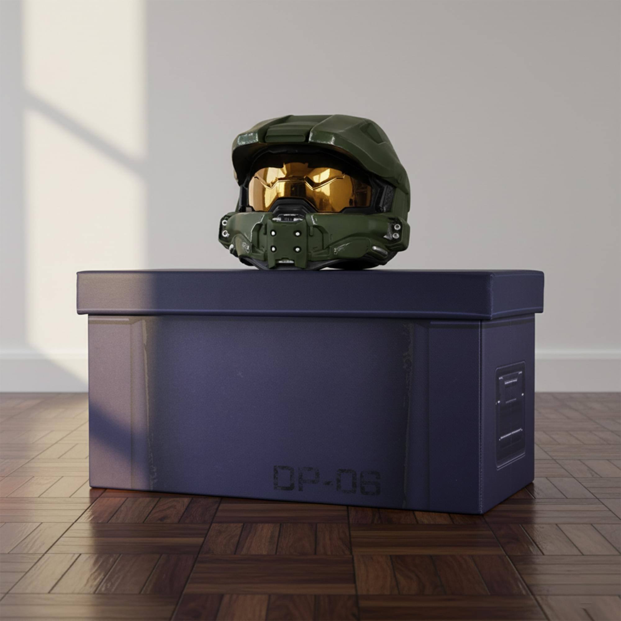 Alt View 5. Ukonic - Halo UNSC Footlocker Foldable Storage Bin | 24 x 12 Inches - Black.