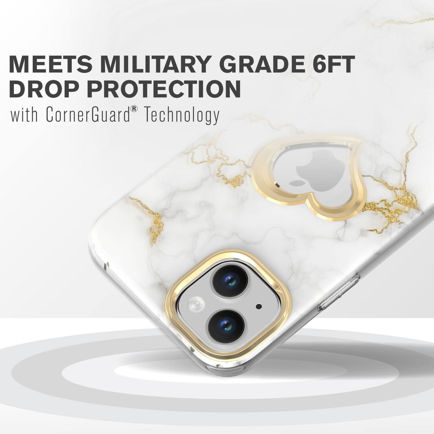 MEETS MILITARY GRADE 6FT DROP PROTECTION  
with CornerGuard® Technology