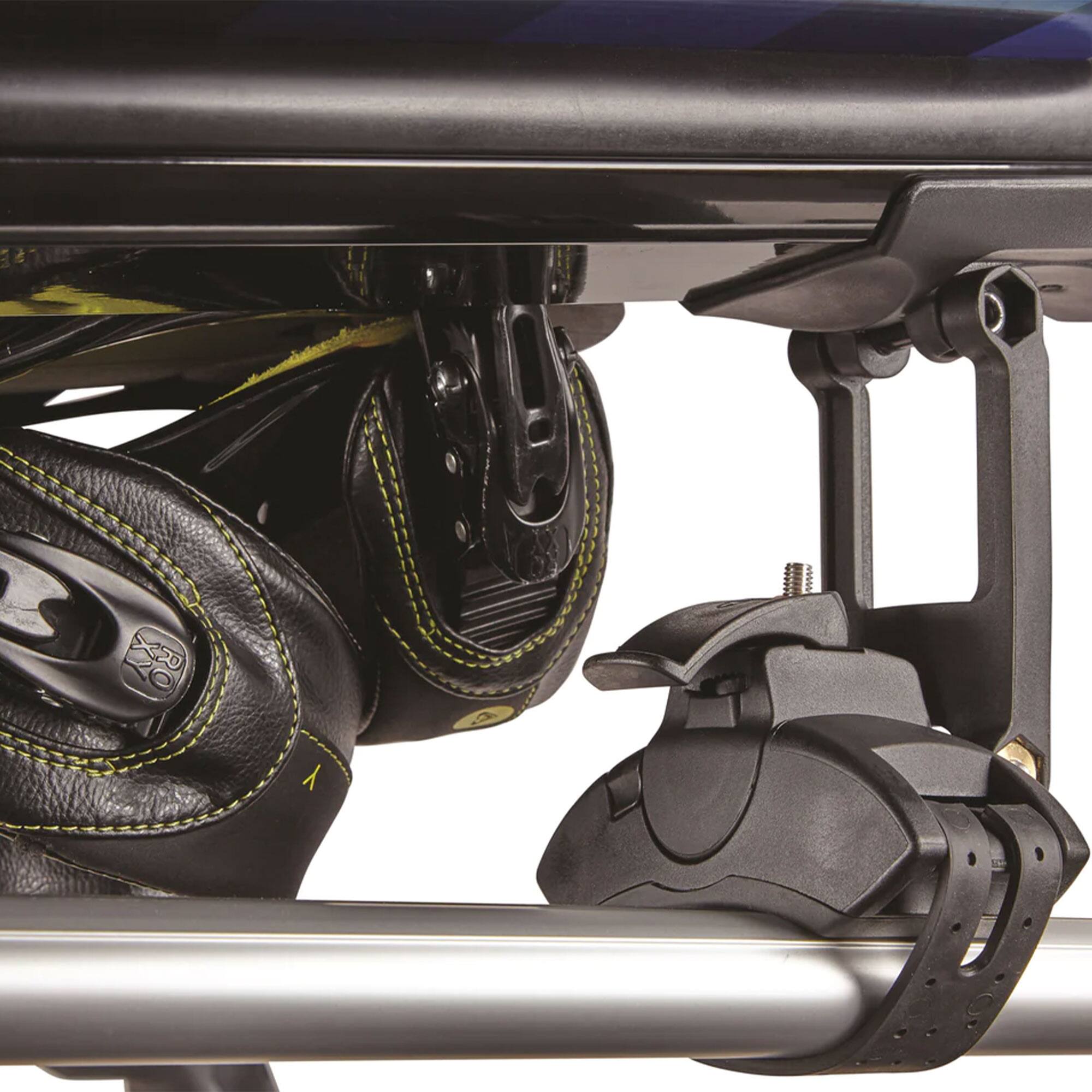 Alt View 7. Yakima - YAKIMA FatCat EVO 4 Skis or 2 Snowboards Mount Roof Rack, Fits T-Slot Crossbars - Black.