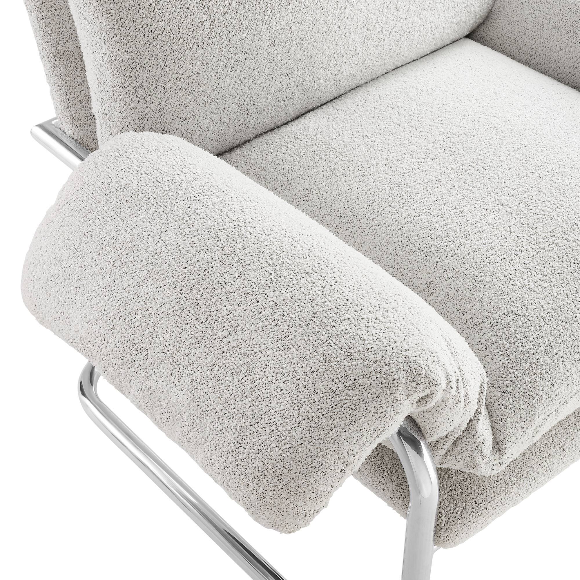 Alt View 5. Modway - Ansel Accent Chair - Newsprint.