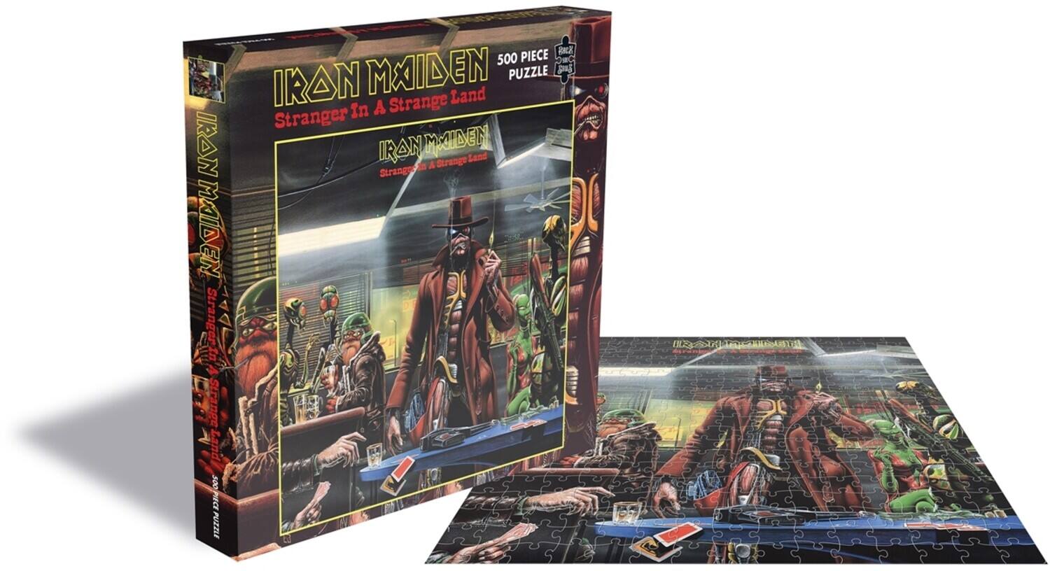 PopMarket - Iron Maiden - RockSaws - Iron Maiden Stranger In A Strange Land (500 Piece Jigsaw Puzzle) - GAMES (MISC) - Multicolor