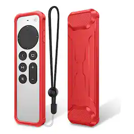 Kitcheniva - Shockproof Protective Case For Apple TV Siri Remote Red - Red