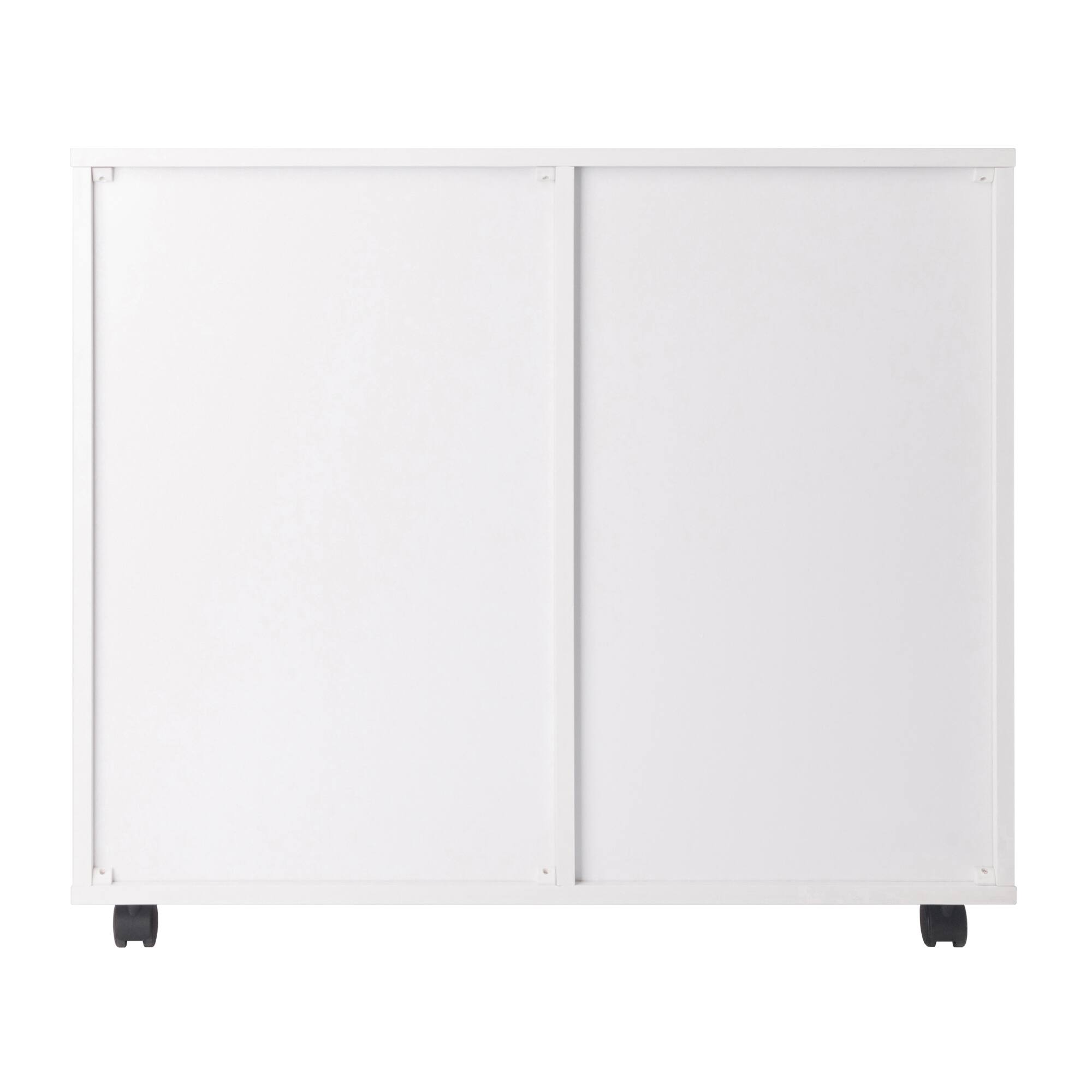 Alt View 4. Winsome Wood - Halifax 2-Section Mobile Filing Cabinet - White.