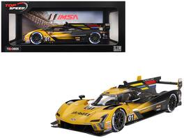 Top Speed - Cadillac V-Series.R #01 Bourdais-Dixon-van der Zande "Cadillac Racing" 2nd 12H Sebring 2024 1/18 - Multicolor