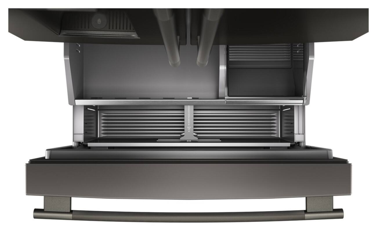 Alt View 9. KitchenAid - KitchenAid - Counter-Depth French Door Refrigerator with Intelligent Auto Fill - Black Ore.