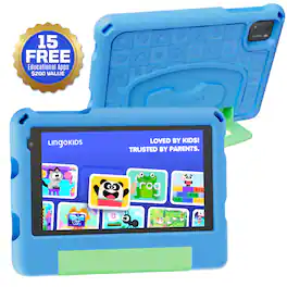 Contixo - A7 7" Educational Kids Tablet with Epic! and Lingokids 32GB with Parental Controls & Kid-Proof Case - Blue