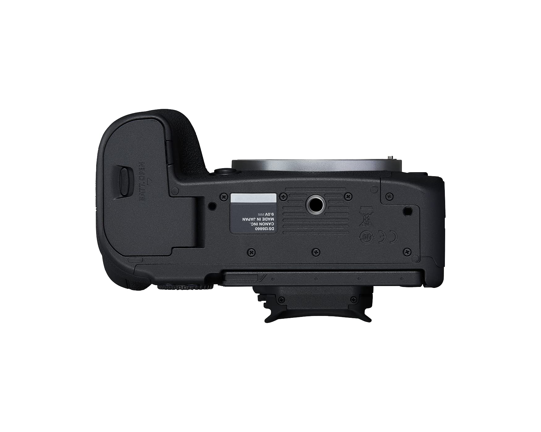 OPEN D BATT x NO0 JAPAN MADE ONI CANON O0092190 x + x Je X CE *  
MADE IN JAPAN  
CANON INC.  
DEPT. 05555