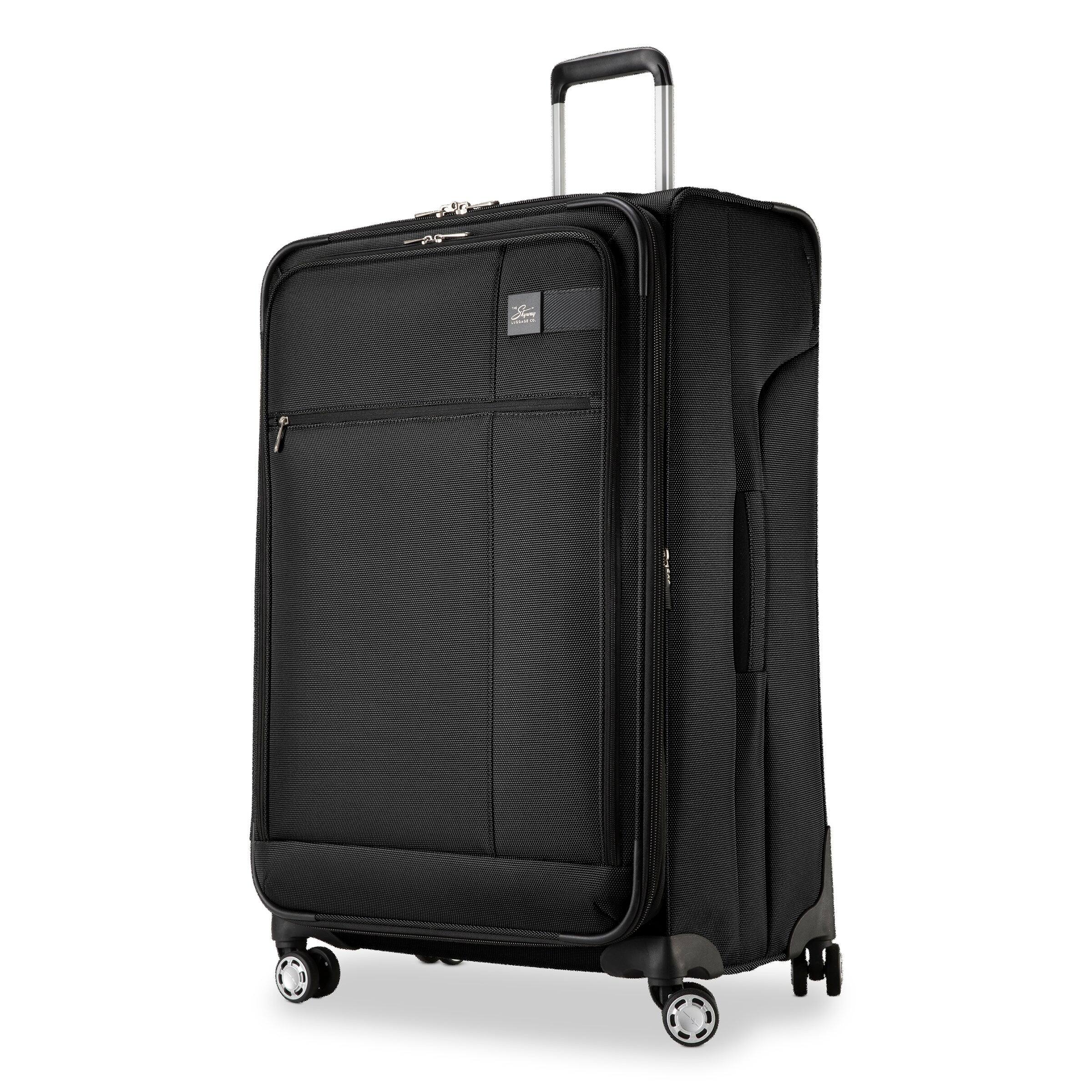 Angle. Skyway - Sigma 7.0 Softside Large Check-In, Black - Black.