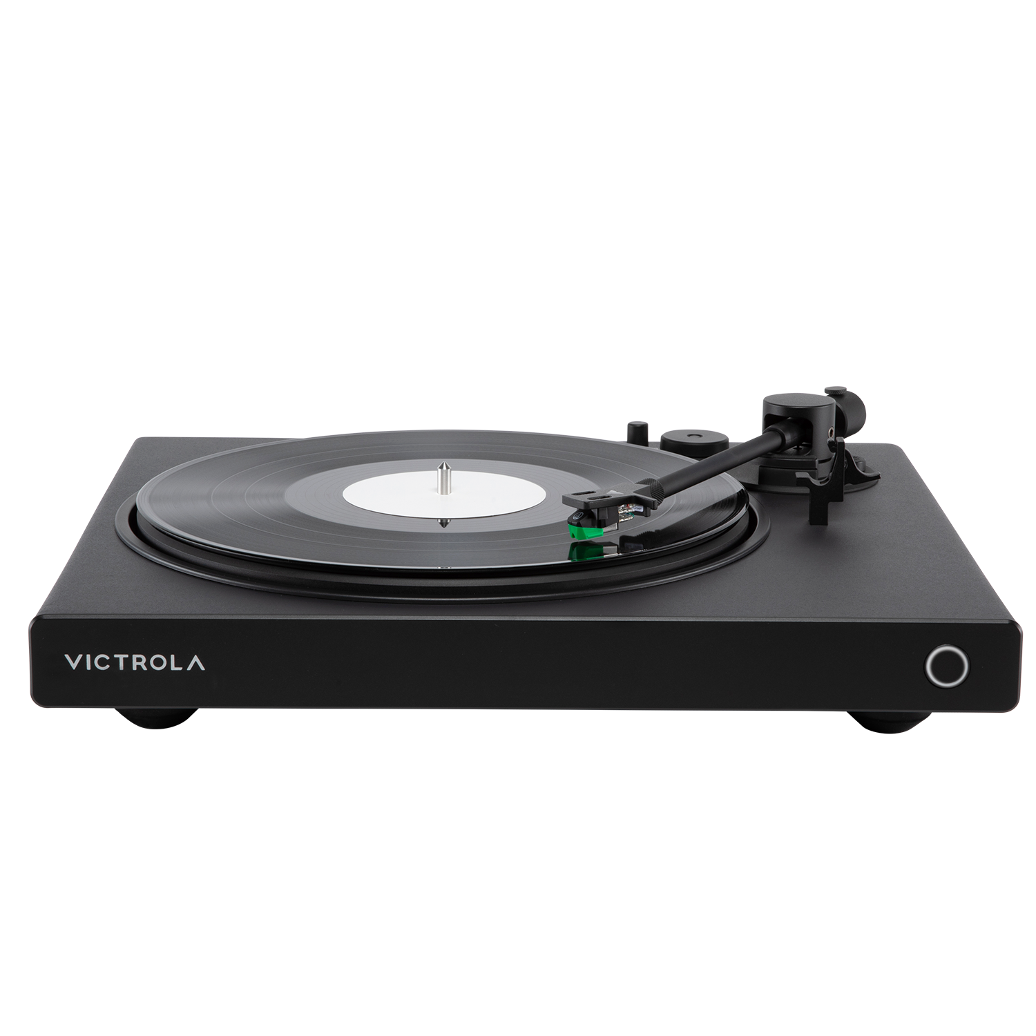 Alt View 4. Victrola - Victrola Wave Bluetooth Turntable with Auracast - Black.