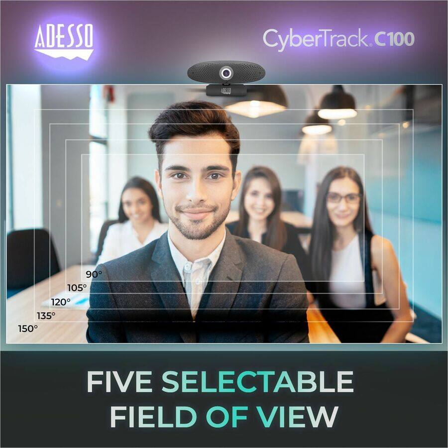 ADESSO CyberTrack C100

90° 105° 120° 135° 150°

FIVE SELECTABLE FIELD OF VIEW