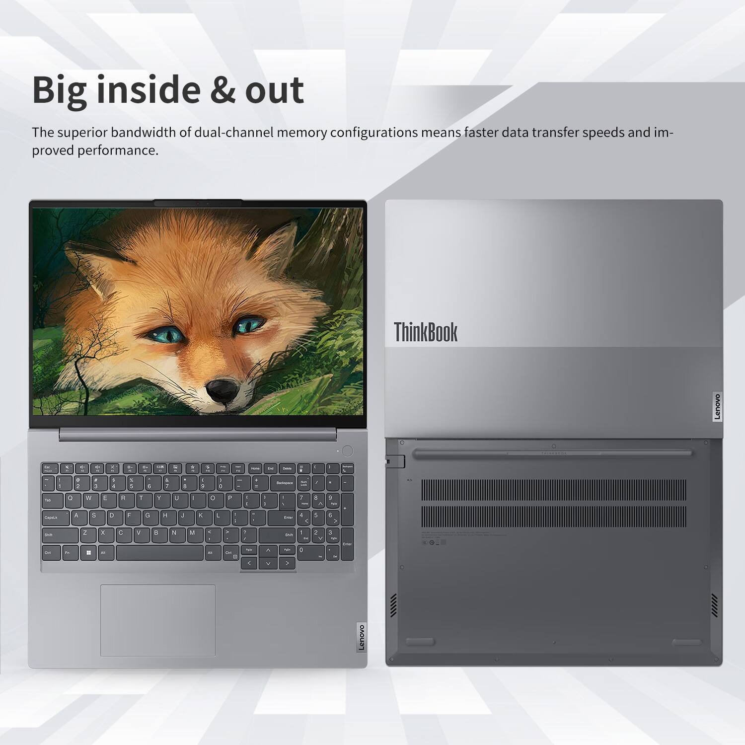 Big inside & out

The superior bandwidth of dual-channel memory configurations means faster data transfer speeds and improved performance.