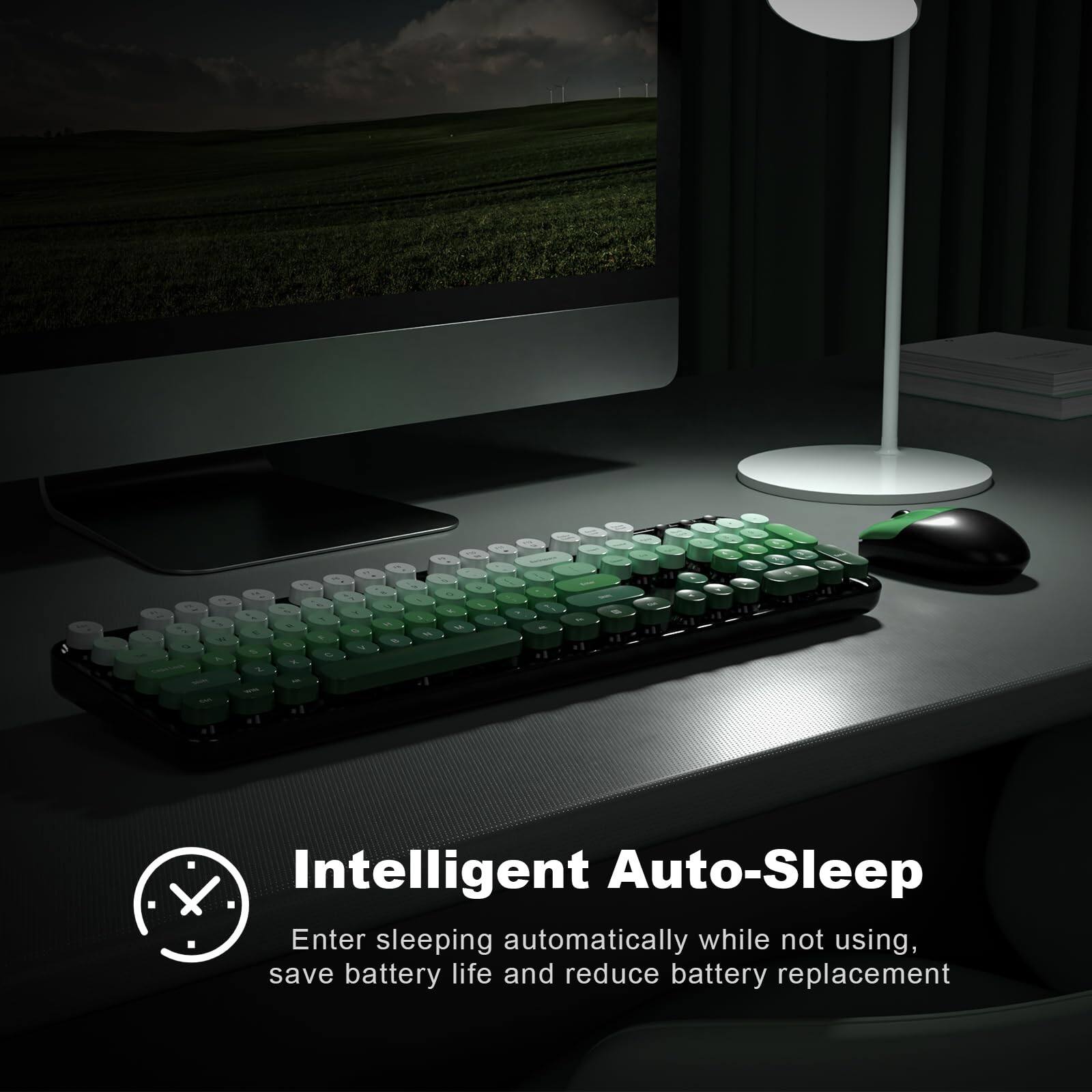 Intelligent Auto-Sleep  
Enter sleeping automatically while not using, save battery life and reduce battery replacement