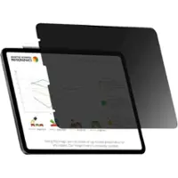 SaharaCase - HD Privacy Glass Screen Protector for Apple iPad Pro 12.9 (4th, 5th and 6th Gen 2020-2022) - Clear - Front_Zoom