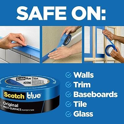 SAFE ON:

- Walls
- Trim
- Baseboards
- Tile
- Glass

Scotch blue Original #2090 MULTI-SURFACE PAINTER'S TAPE