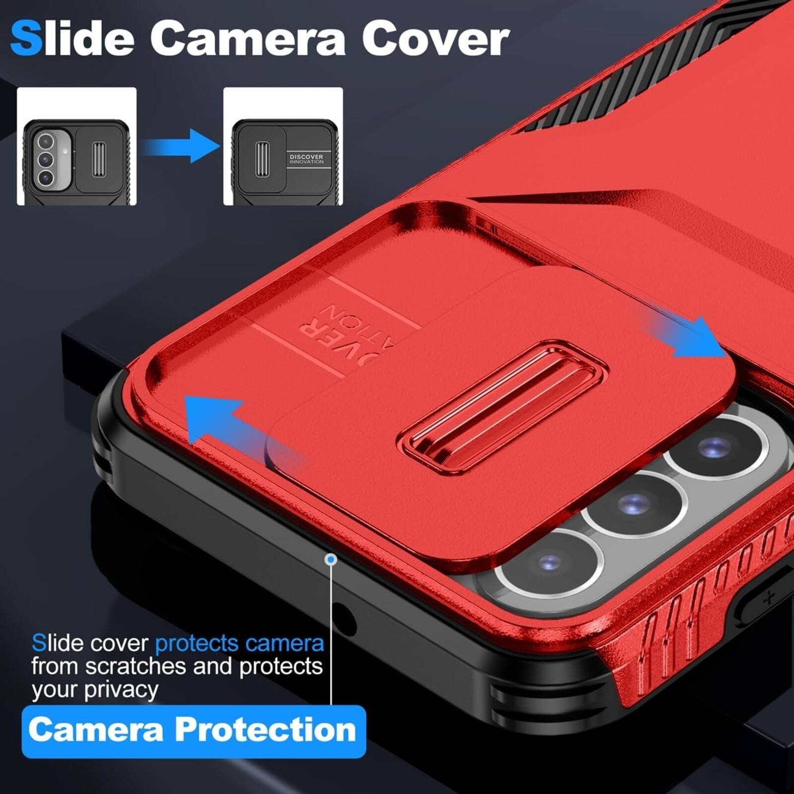 Slide Camera Cover

DISCOVER INNOVATION

Slide cover protects camera from scratches and protects your privacy

Camera Protection