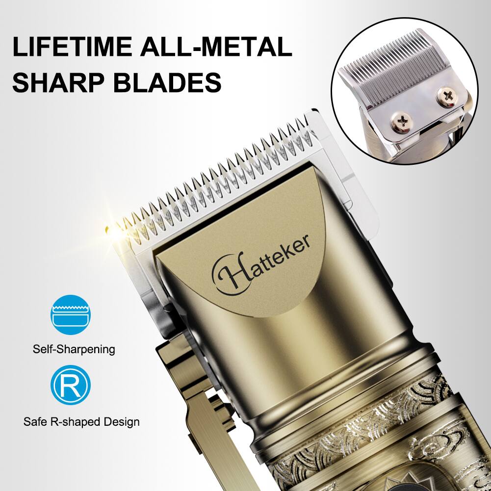 LIFETIME ALL-METAL SHARP BLADES

Self-Sharpening

Safe R-shaped Design