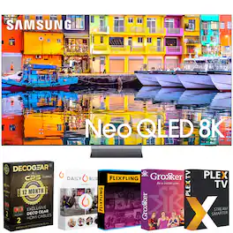 Samsung - 75" Neo QLED 8K Smart TV (2024) + 12 Month Protection & Streaming Pack