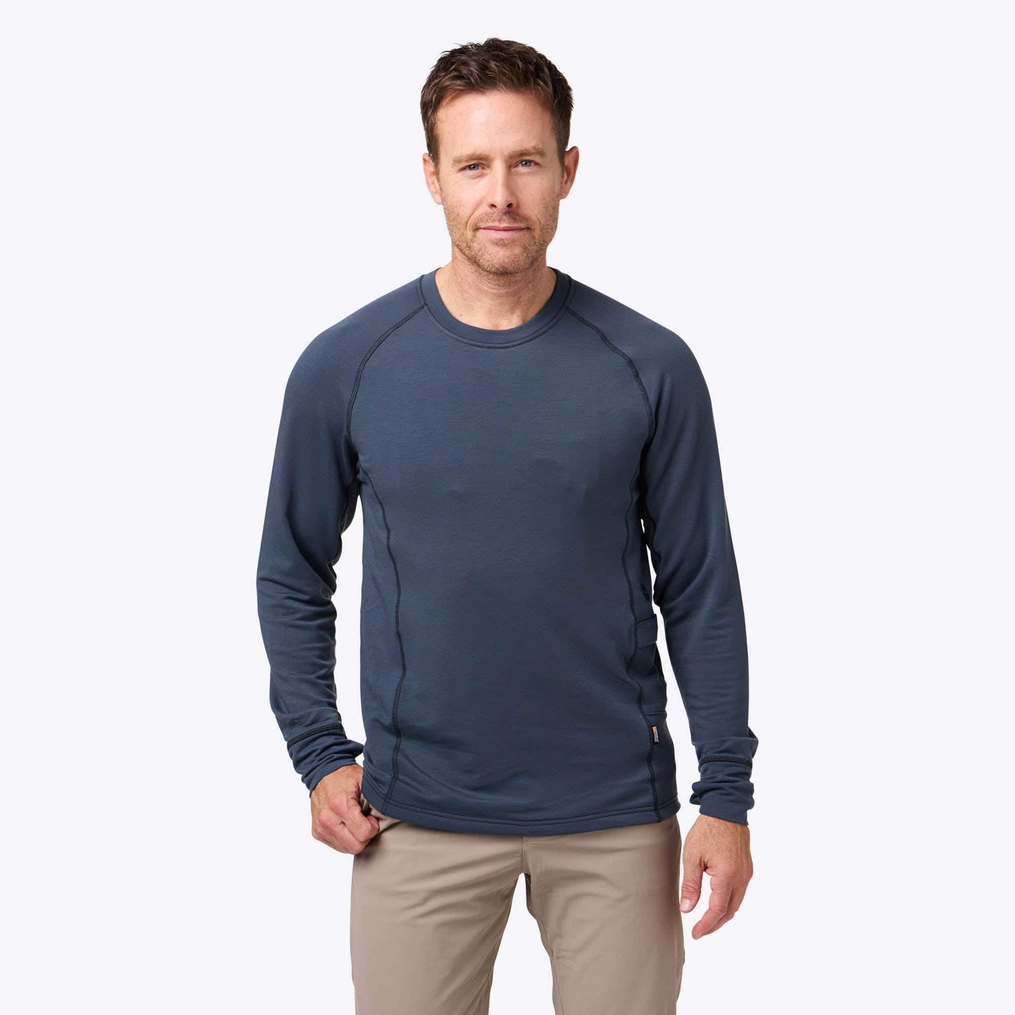 Mobile Warming - Men's BaseLite Heated Baselayer Shirt - Arctic Blue price history on PriceWatchPro