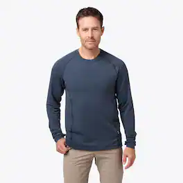 Mobile Warming - Men's BaseLite Heated Baselayer Shirt - Arctic Blue