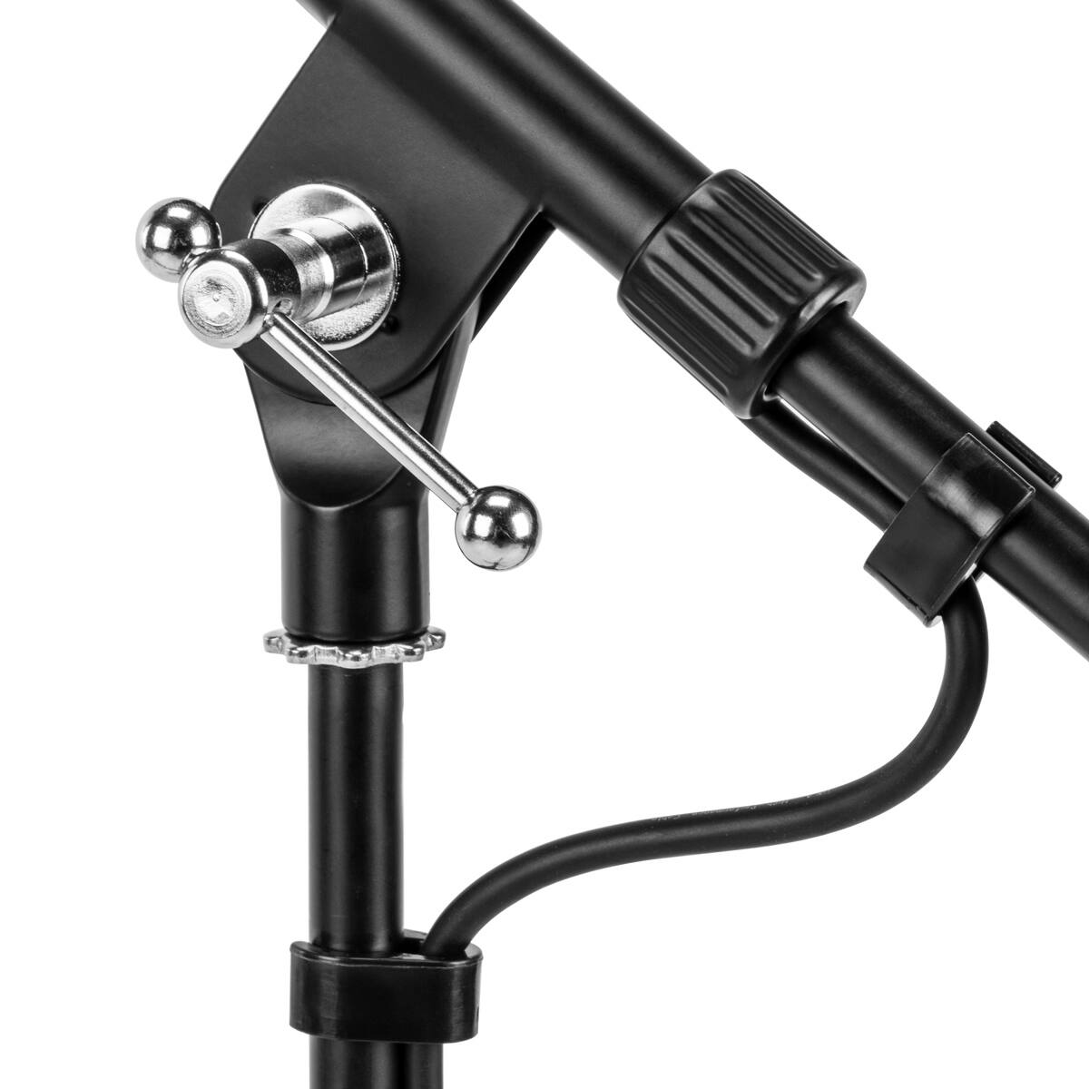 Alt View 4. H&A - H&A Short Tripod Microphone Stand with Telescoping Boom.