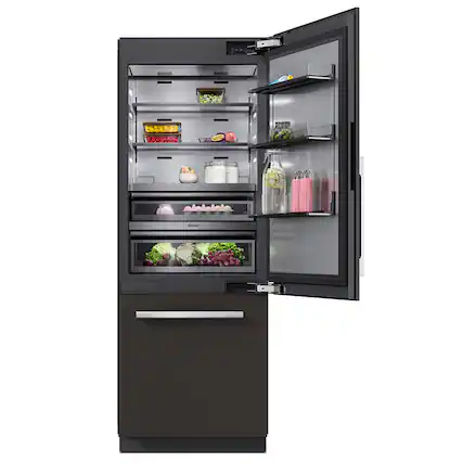 Front. Miele - KFMC 3632 R 30" 16.5 Cubic Feet Bottom Mount MasterCool Fridge-Freezer - Panel Ready.