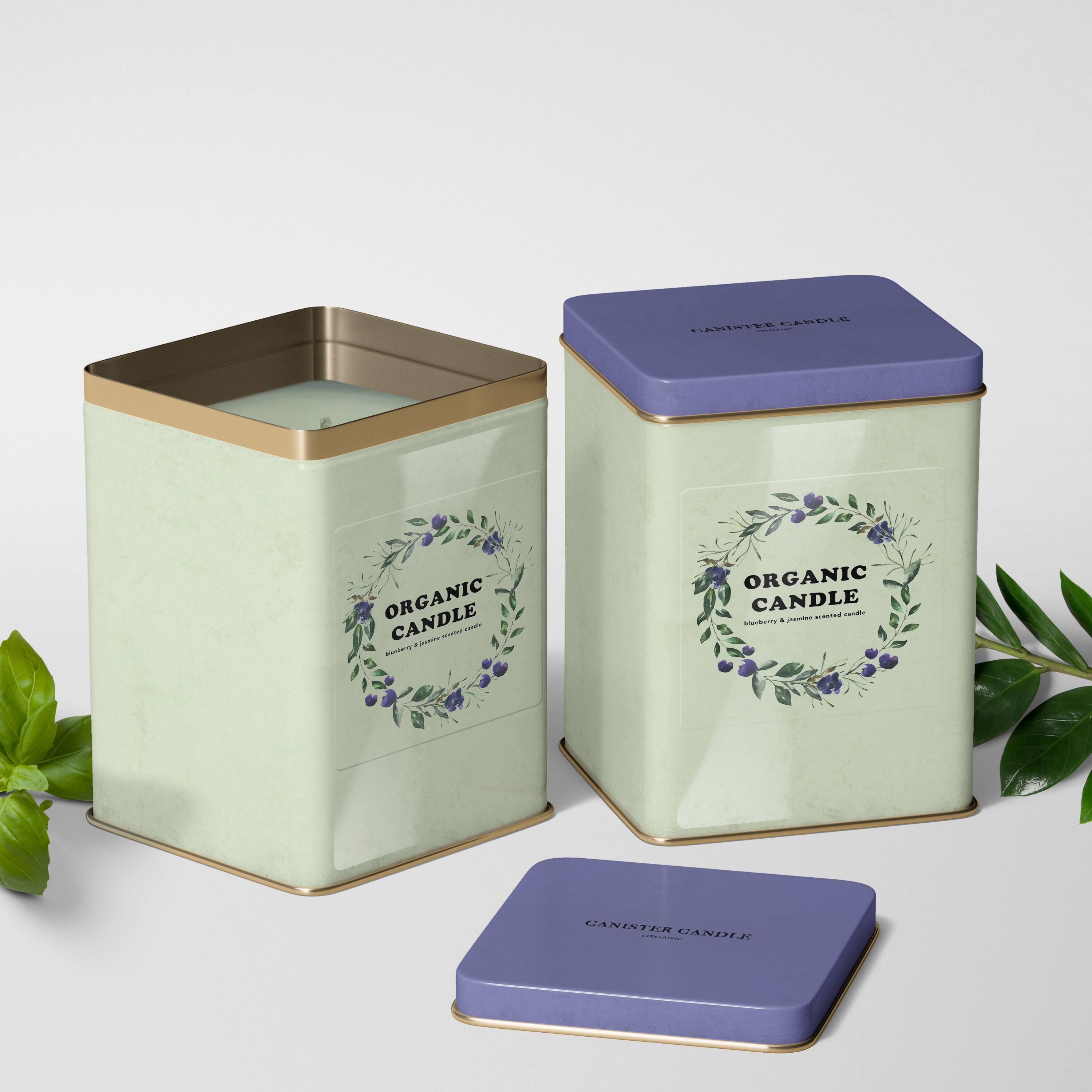 ORGANIC CANDLE  
Lavender & Jasmine scented candle