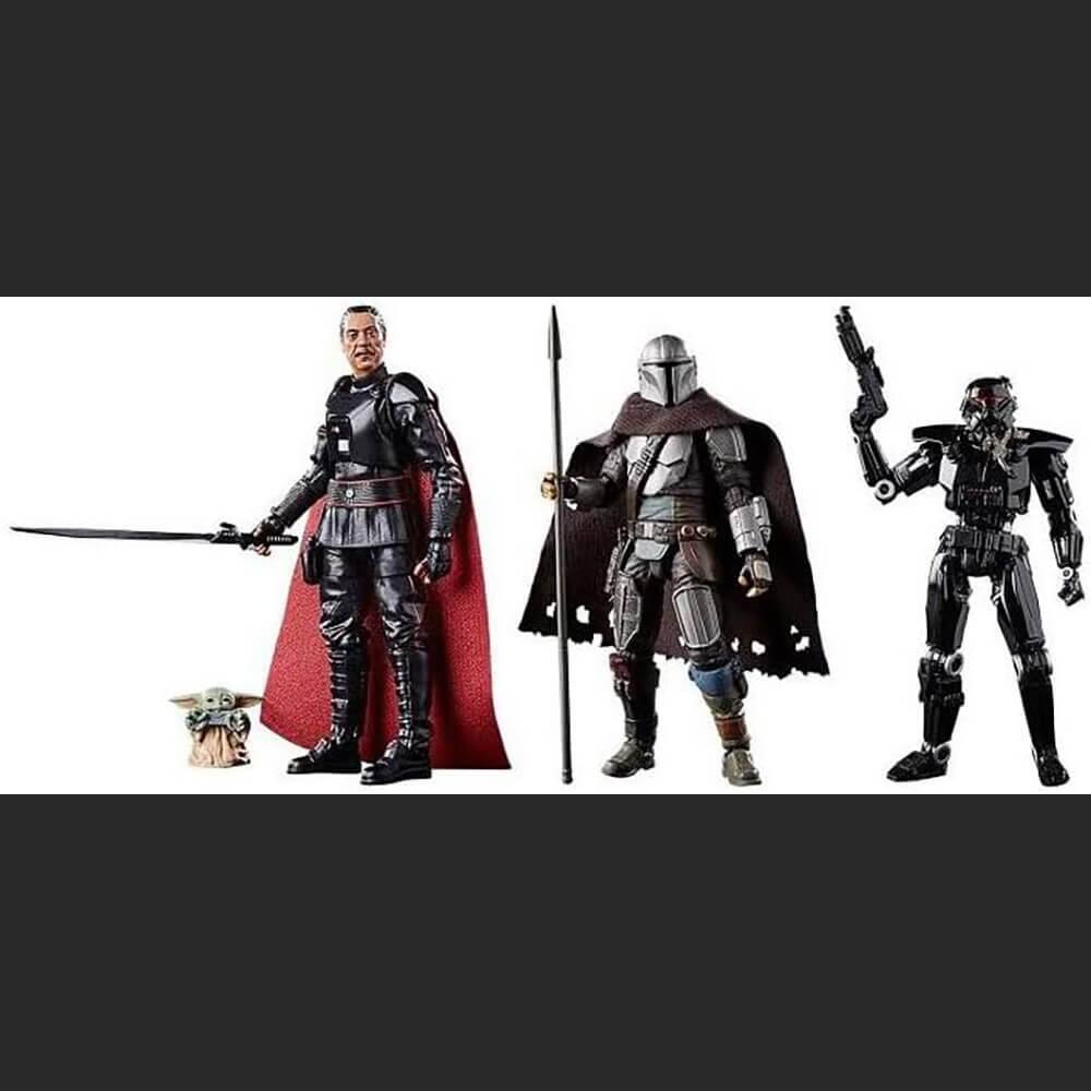 Alt View 1. Star Wars - Hasbro F5551 Star Wars Vintage Collection The Mandalorian Rescue Set - Black.