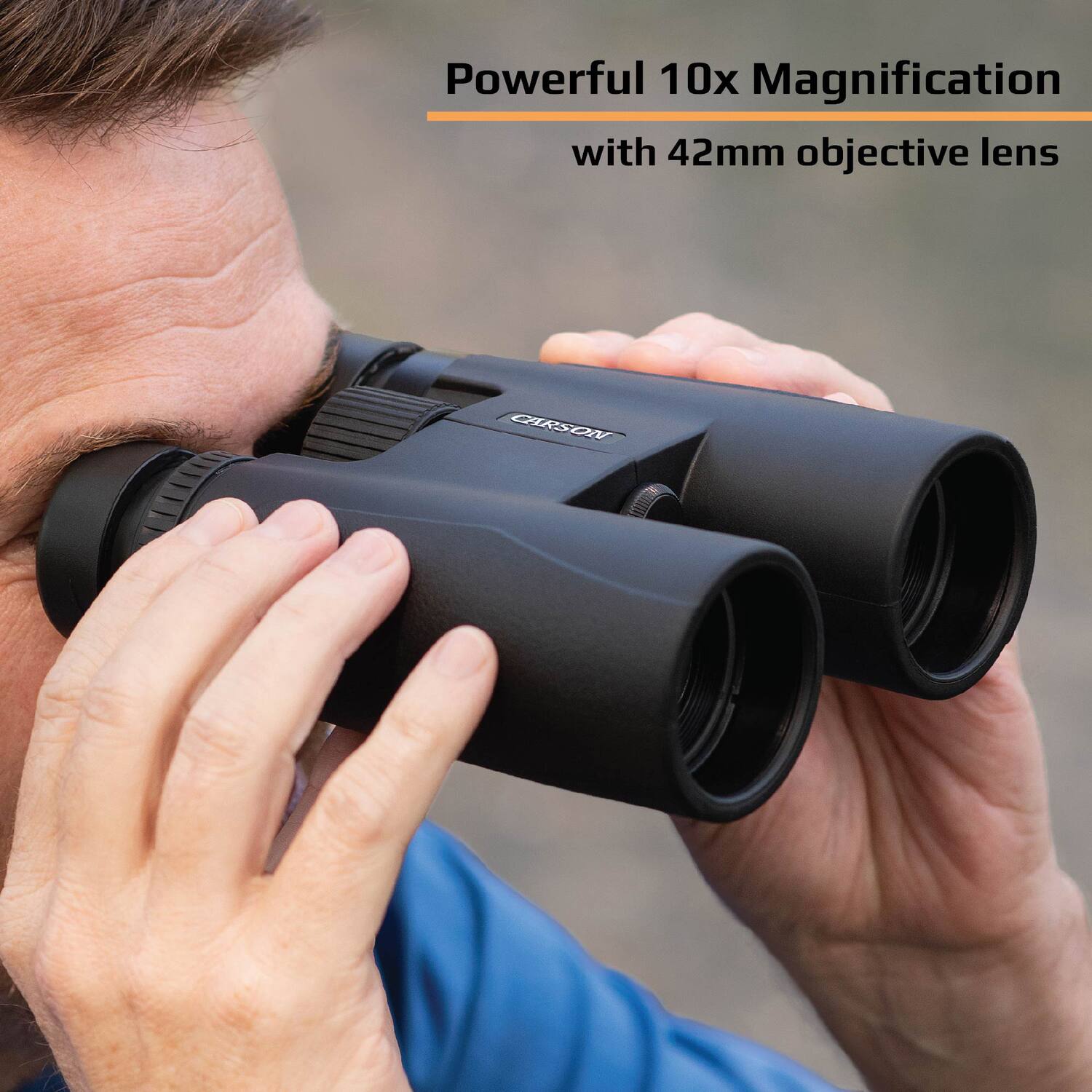 Powerful 10x Magnification with 42mm objective lens  
CIRSON