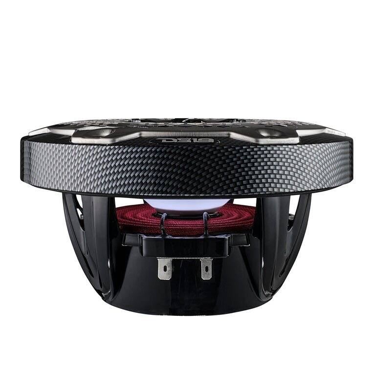 Alt View 4. DS18 Audio - NXL 6.5" 2-way Coaxial Speaker with RGB LED Lights, Built-in Driver and Grille (Pair), 100W RMS 4-Ohm.