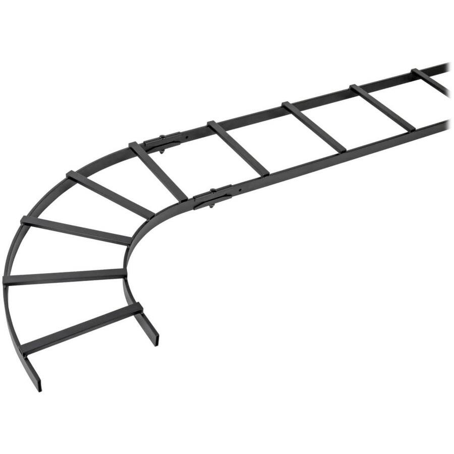 Alt View 1. Tripp Lite - Eaton Tripp Lite Series Cable Ladder Runway E-Bend - 90 Degrees, 12 in. Width - Cable Ladder Bend - Black - Steel - Black.