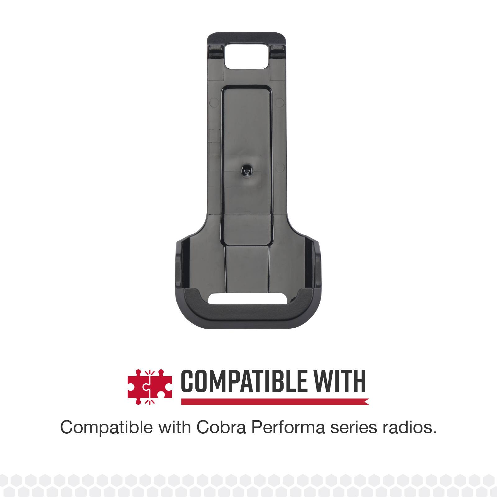Compatible with Cobra Performa series radios.