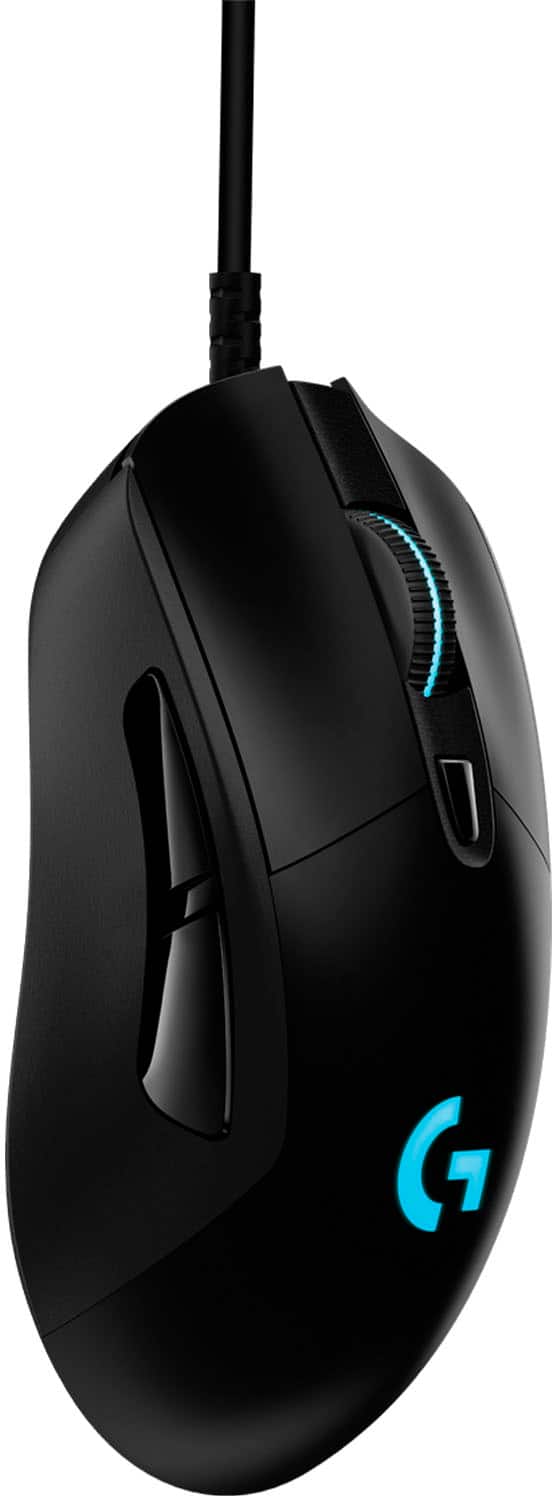 Alt View 11. Logitech - G403 (Hero) Wired Optical Gaming Mouse - Black.