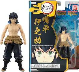 Bandai - Demon Slayer - Ultimate Legends - Inosuke Hashibira without Mask Action Figure - COLLECTIBLES - Multicolor