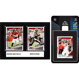 C&I Collectibles - Tampa Bay Buccaneers 6" x 8" Player Plaque & 2024 Team Trading Card Set - Multicolor