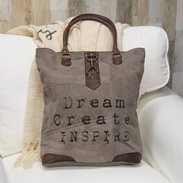 BreeBe - Dream Create Inspire Tote - Brown