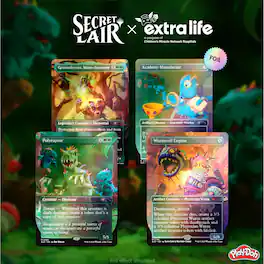 Wizards of The Coast - Magic: The Gathering TCG: Secret Lair x Play-doh - Squishful Thinking Extra Life 2025 - Rainbow Foil Edition