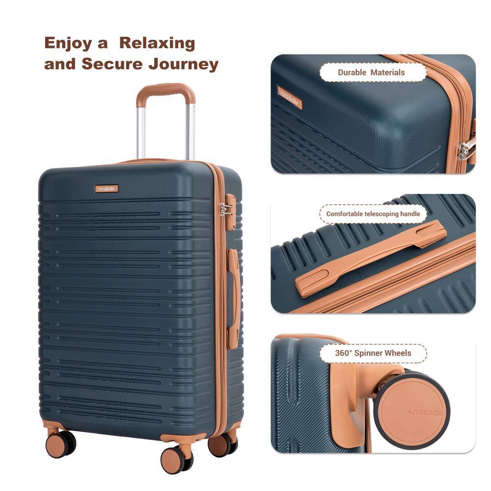 Enjoy a Relaxing and Secure Journey

- Durable Materials
- Comfortable telescoping handle
- 360° Spinner Wheels