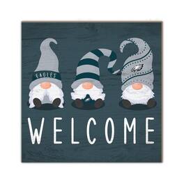 Fan Creations - Philadelphia Eagles 10'' x 10'' Welcome Gnomes Sign - Multicolor
