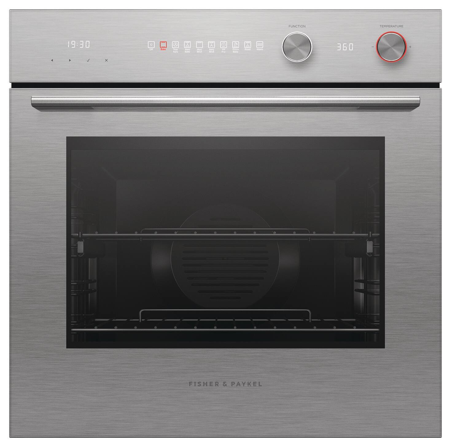 FUNCTION TEMPERATURE 19:30 - 3 - - 360 1 . . FISHER & PAYKEL