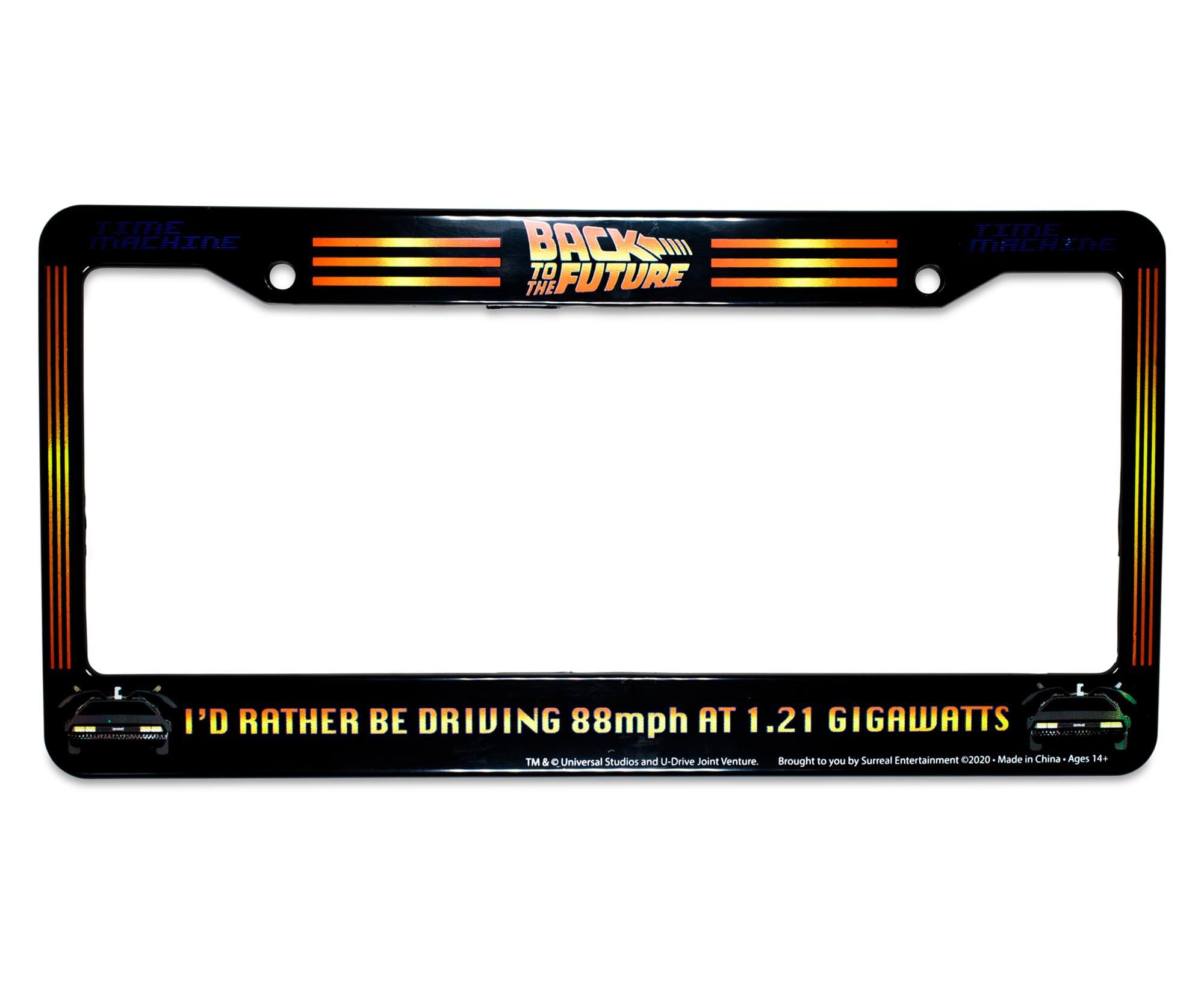 TIME MACHINE BACK TO THE FUTURE
I'D RATHER BE DRIVING 88mph AT 1.21 GIGAWATTS
TM & © Universal Studios and U-Drive Joint Venture. Brought to you by Surreal Entertainment 2020 Made in China Ages 14+