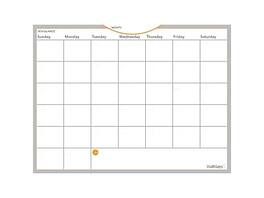 AT-A-GLANCE - WallMates Dry-Erase Calendar Whiteboard, 24" x 18" (AW5020-28) - Gray/Silver/White