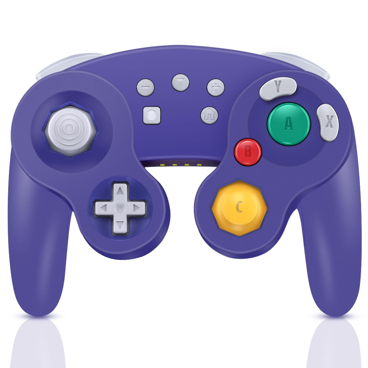 HM 1810 - Gamecube Controller For Wireless Pro Switch/pc/steam 6-axis Gyro Motion One-button Wake Up & Screenshot - Default