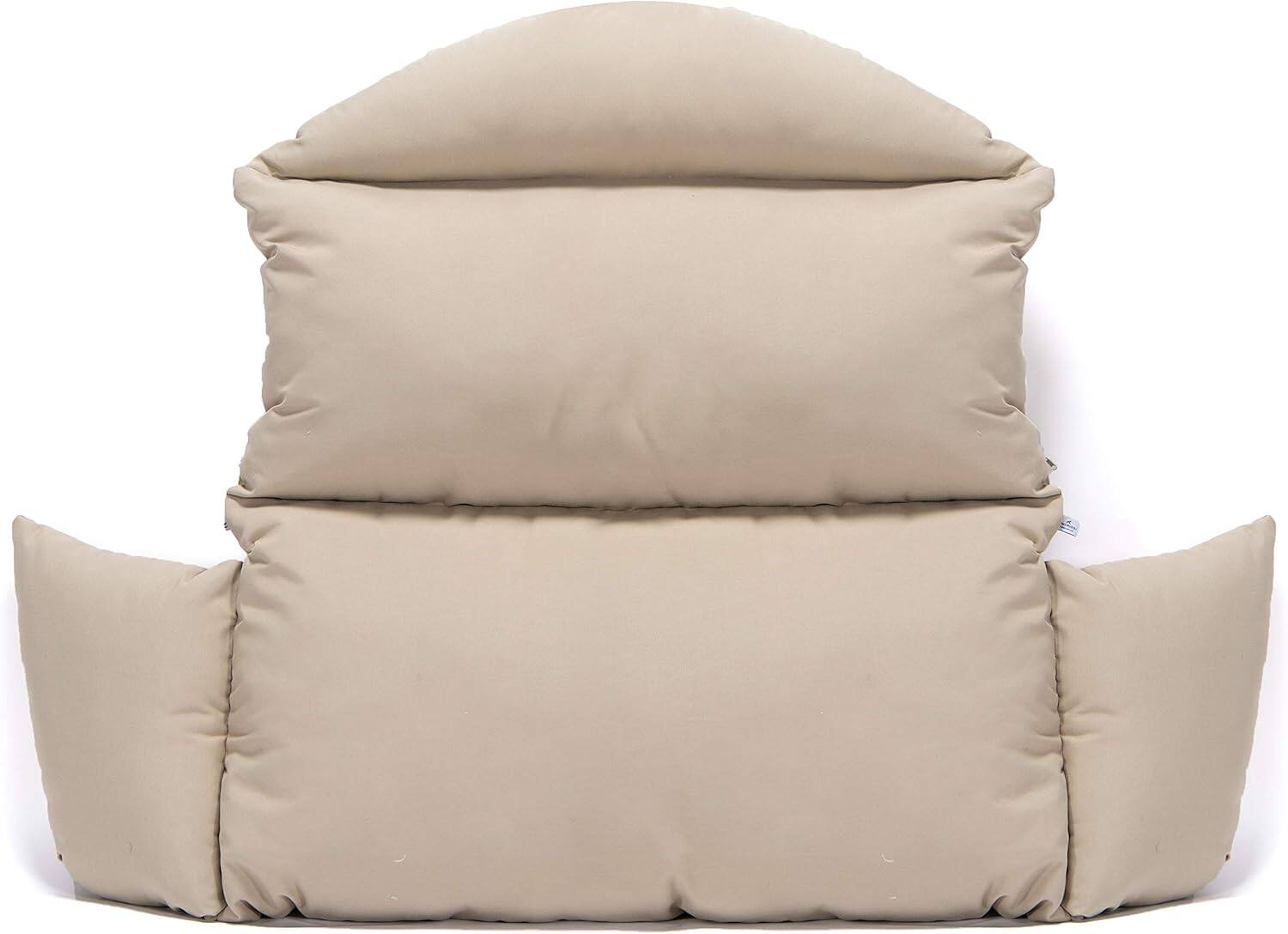 LeisureMod 2 Person Swing Chair Cushion, Plush Oxford Fabric