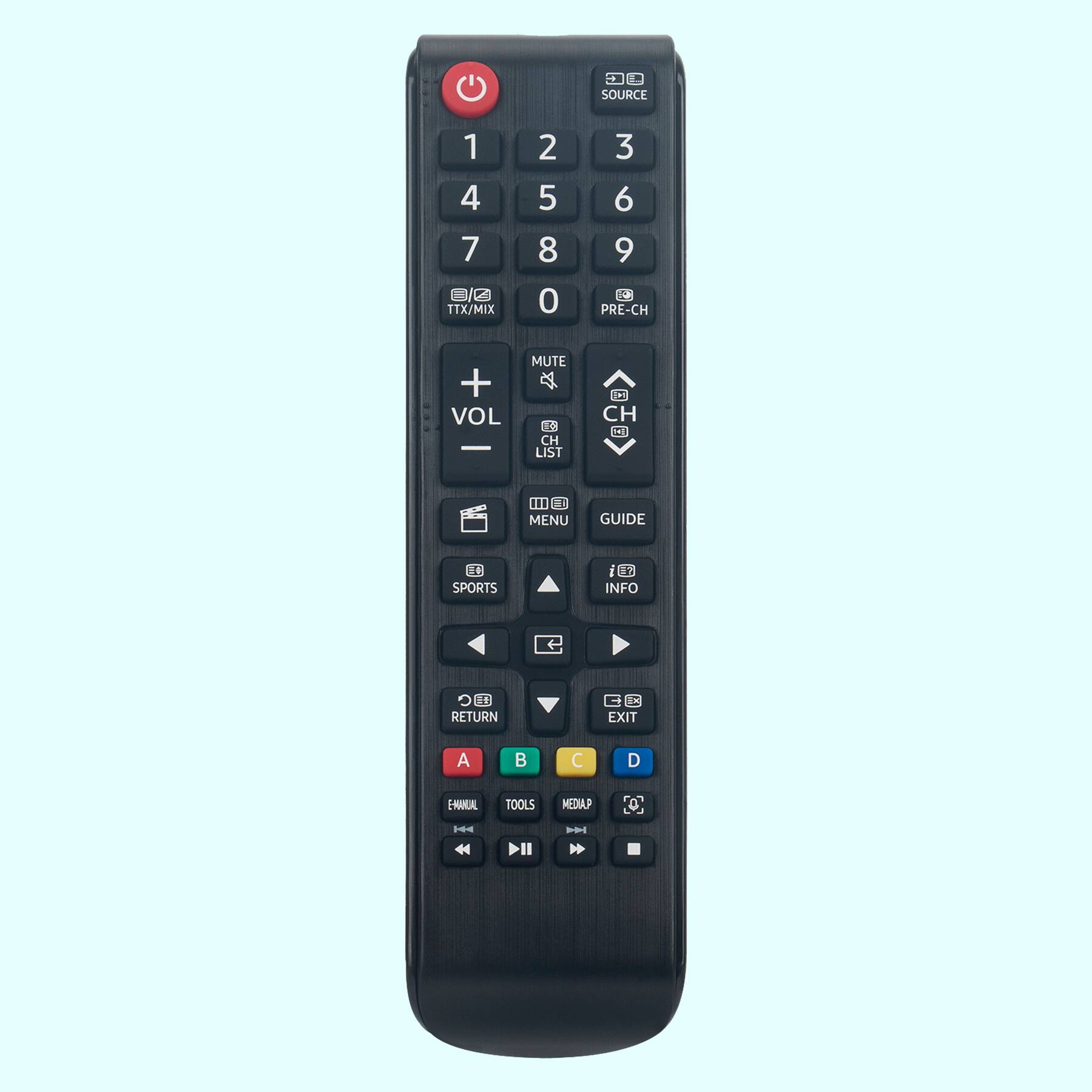 ALLIMITY - BN59-01250A Replaced Remote fit for Samsung TV BN59-01250A - Black