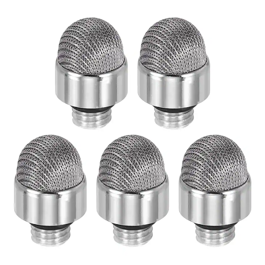 Unique Bargains 5pcs 7mm Fiber Mesh Tips with External Thread for ...