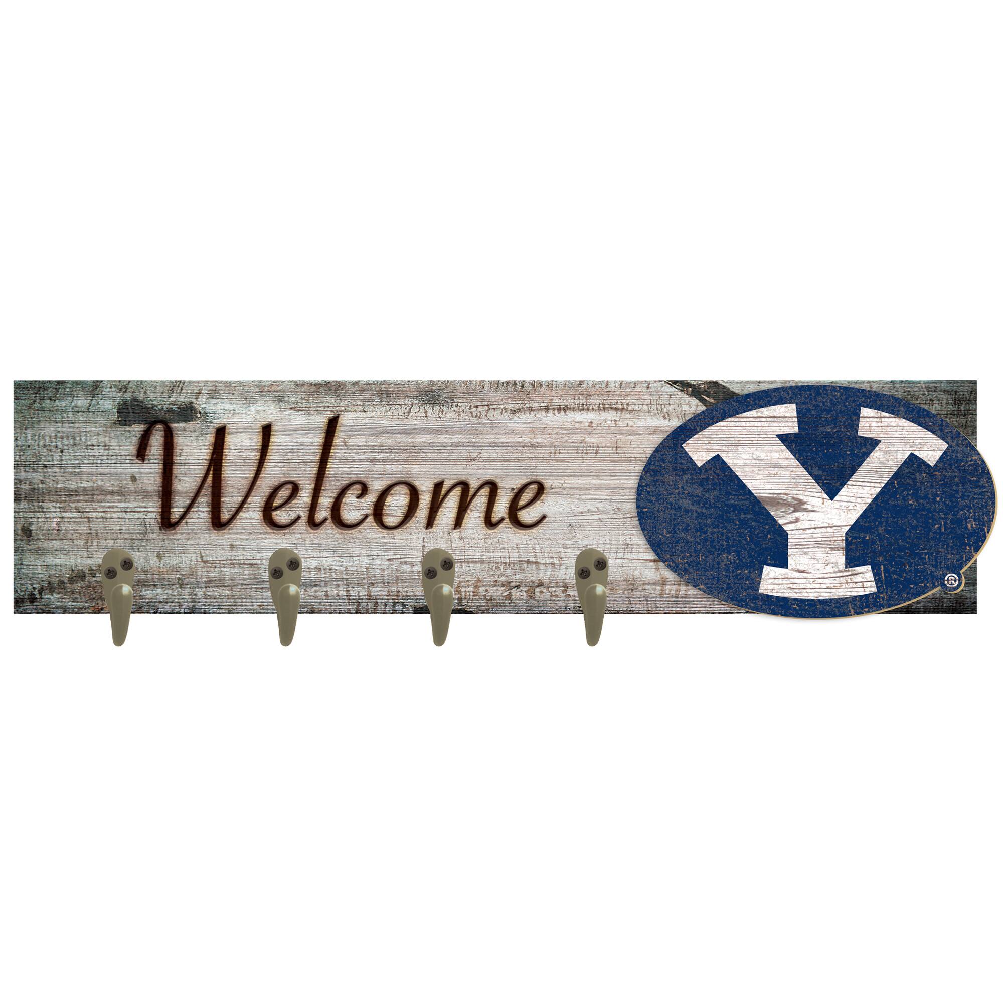 BYU Cougars 24" x 6" Mounted Coat Hanger