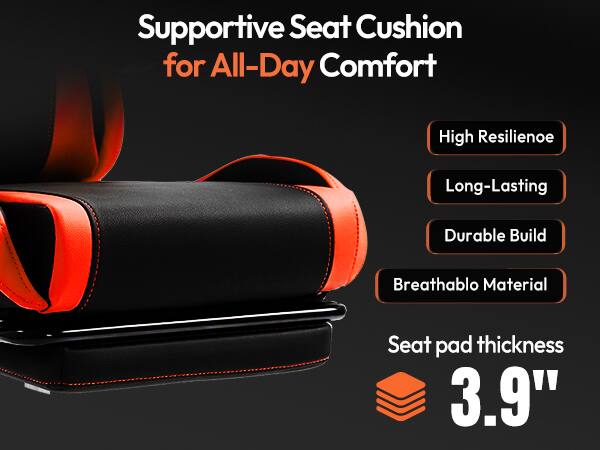 Supportive Seat Cushion for All-Day Comfort

- High Resilience
- Long-Lasting
- Durable Build
- Breathable Material
- Seat pad thickness 3.9"