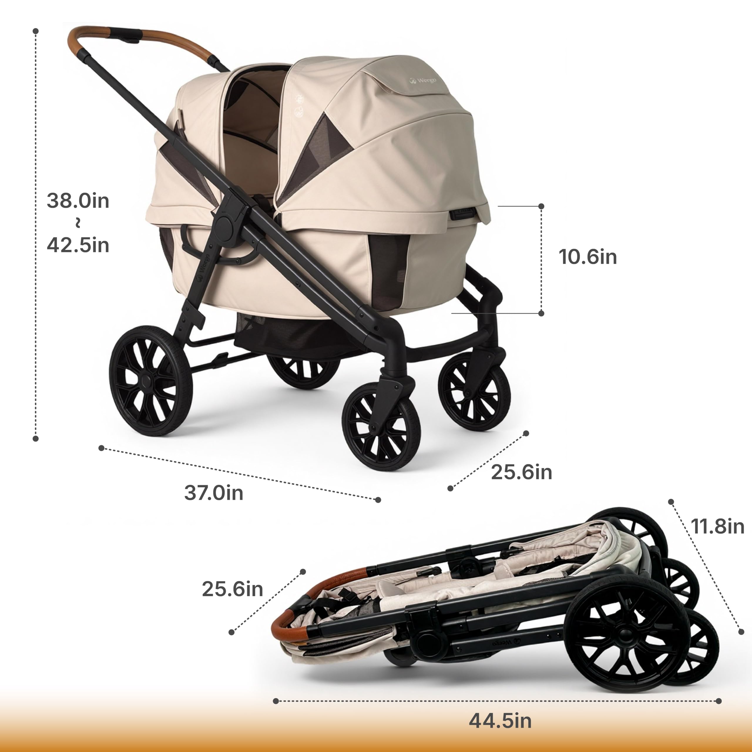 38.0in  
42.5in  
10.6in  
37.0in  
25.6in  
11.8in  
25.6in  
44.5in