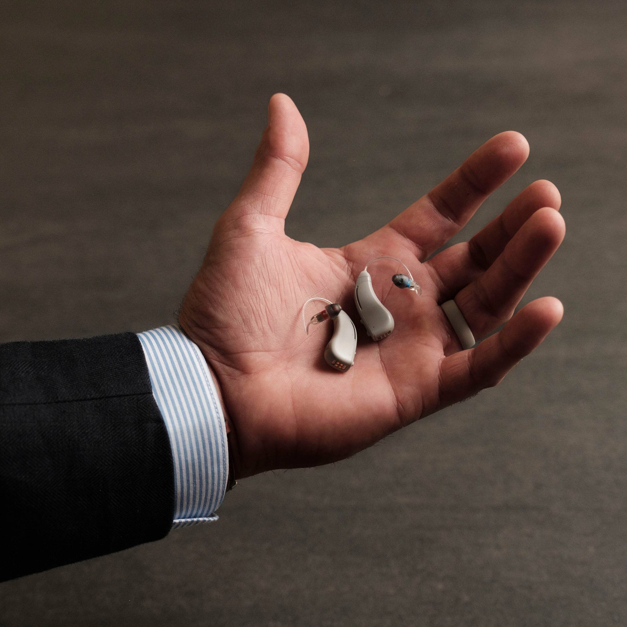 Alt View 12. Lexie Hearing - Refurbished Lexie B2 Hearing Aids Powered by Bose - Gray.